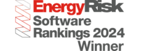 An award logo recognising Lacima as a winner in the 2024 Energy Risk Software Rankings. The award is testament to Lacima's excellence in energy risk and analytics.