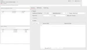 Collateral holdings and invoicing schedule inputs for accurate counterparty credit risk calculation in Lacima Analytics Images showing current collateral holdings against a counterparty and a contract entry screen with scheduled settlement invoicing in Lacima Analytics
