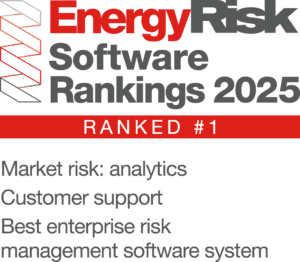 Lacima retains position as an energy and commodities analytics leader, ranking #1 in 8 categories in 2025 Energy Risk Software Rankings An award logo recognising Lacima as a winner in the 2024 Energy Risk Software Rankings - reflecting Lacima's excellence in energy risk and analytics.