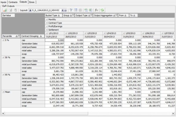Lacima Renewables solution screenshots highlighting capabilities for managing physical assets and PPAs across valuation and risk An image depicting a screenshot from Lacima's Renewables solution with capabilities across deal capture, deal analysis, portfolio analysis and risk analysis to assist with valuation, risk management and utilisation optimisation of portfolios of physical power generation assets and PPAs.